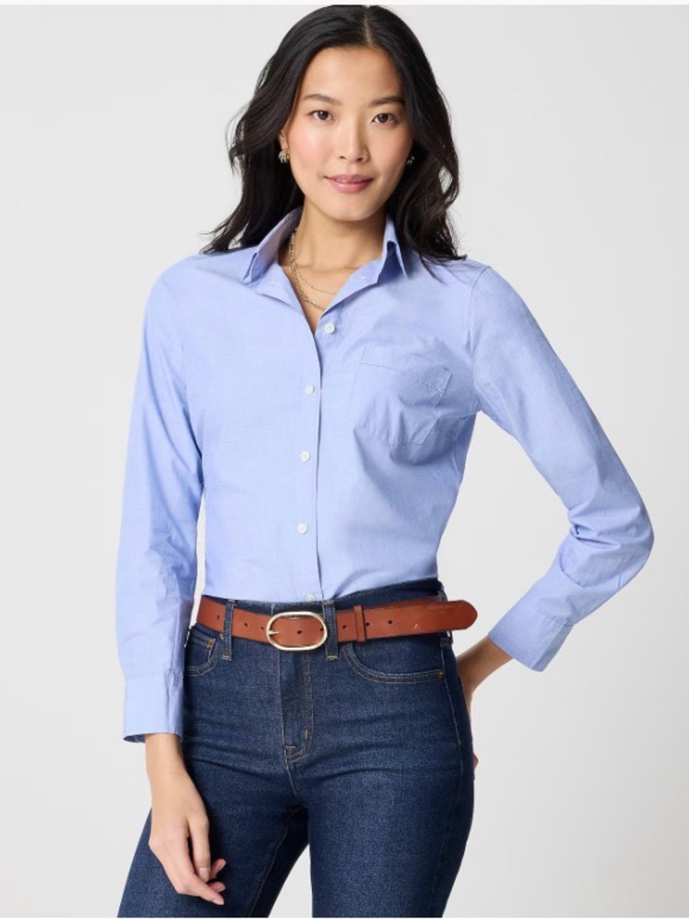 J. Crew Light Blue Button-Down Shirt